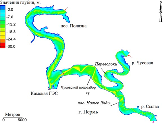 Моделирование гидродинамических режимов крупных водных объектов
