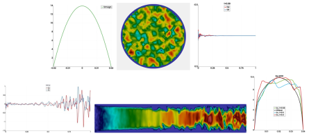 Квазигидродинамический (КГидД) алгоритм в задаче о распространении малых возмущений в круглой трубе